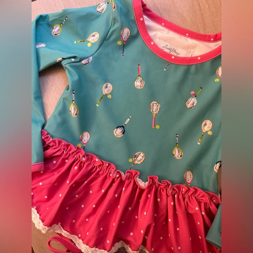 Sweet Honey Tennis Tankini - Toddler - Picture 2 of 4